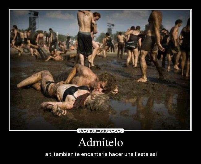 Admítelo - a ti tambien te encantaria hacer una fiesta asi