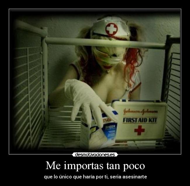 Me importas tan poco - 
