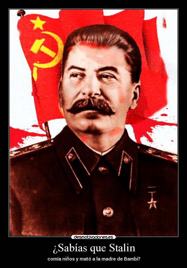 ¿Sabías que Stalin -