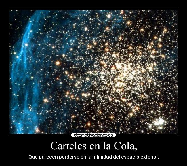 Carteles en la Cola, - 