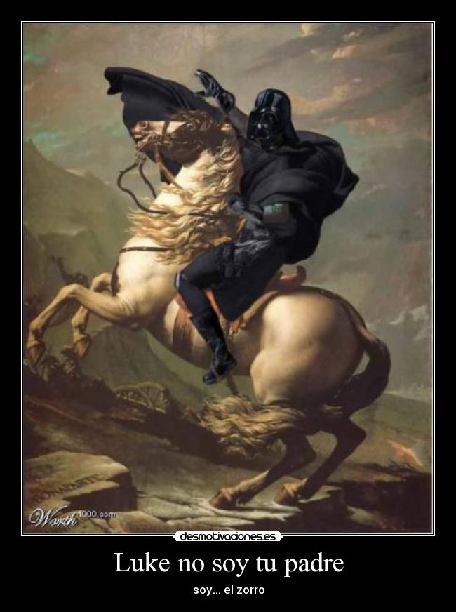 Luke no soy tu padre - soy... el zorro