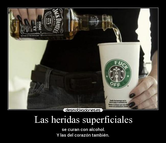 Las heridas superficiales -