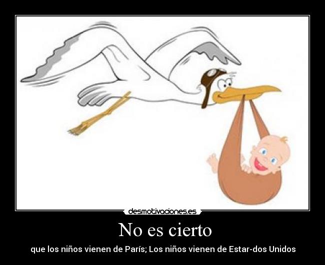 No es cierto -