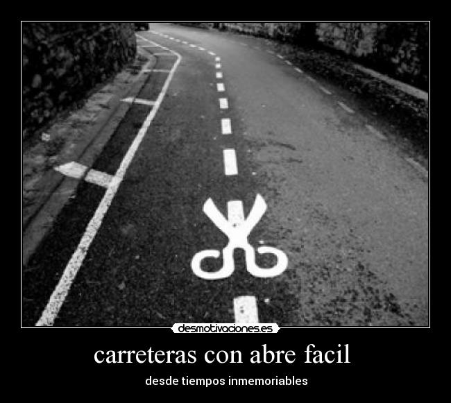 carreteras con abre facil  - 