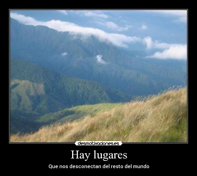 Hay lugares - 