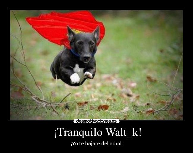 ¡Tranquilo Walt_k! -