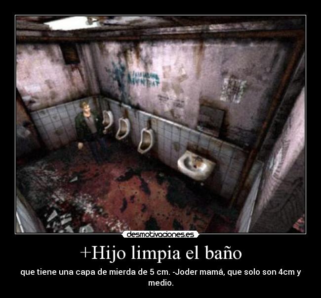 +Hijo limpia el baño - 