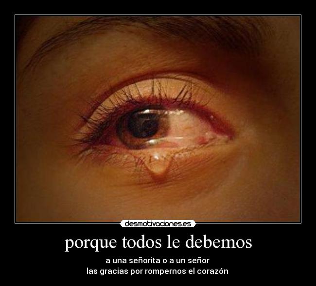 porque todos le debemos -