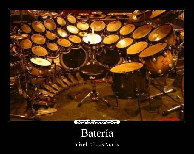 Batería - nivel: Chuck Norris