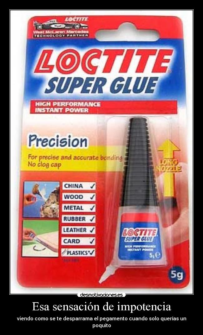 Esa sensación de impotencia -