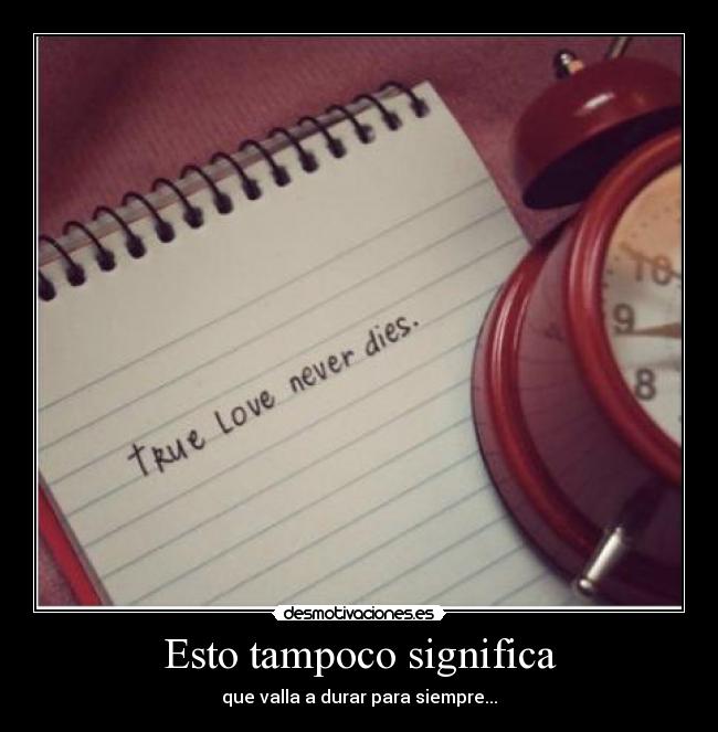 Esto tampoco significa - 