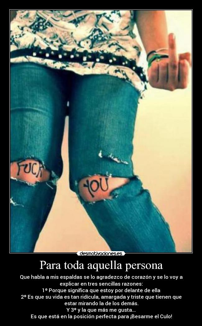 Para toda aquella persona - 