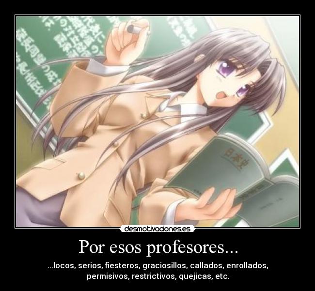 carteles tambien aplicable con profesoras desmotivaciones