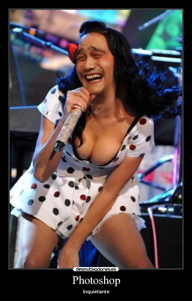 carteles katy perry yao ming photoshop desmotivaciones
