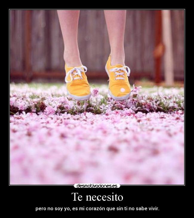 Te necesito - 
