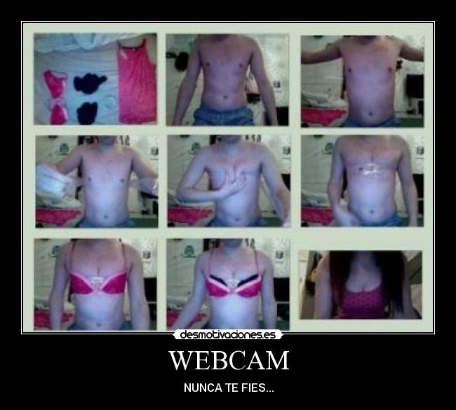 carteles webcam desmotivaciones