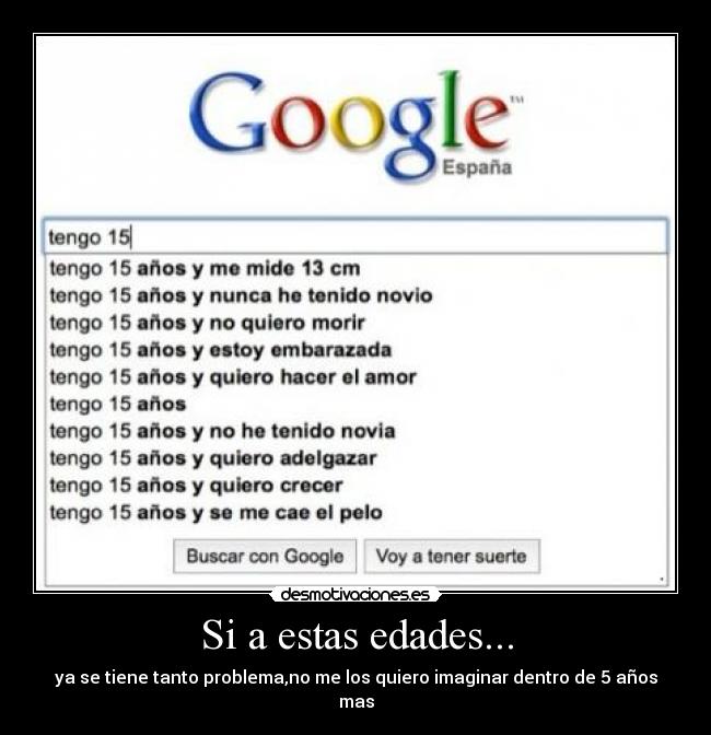 Si a estas edades... - 