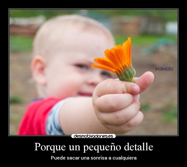 Porque un pequeño detalle | Desmotivaciones
