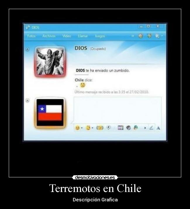 Terremotos en Chile - Descripción Grafica