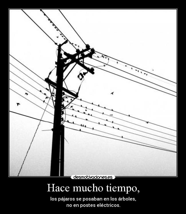 Hace mucho tiempo, -