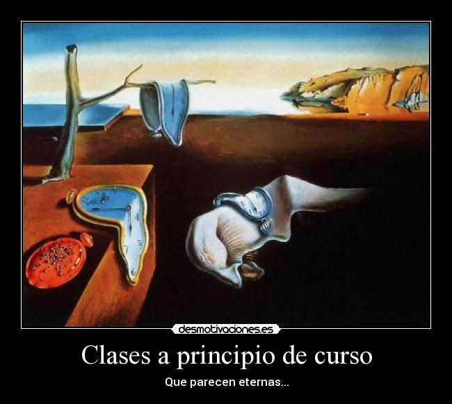 Clases a principio de curso - 