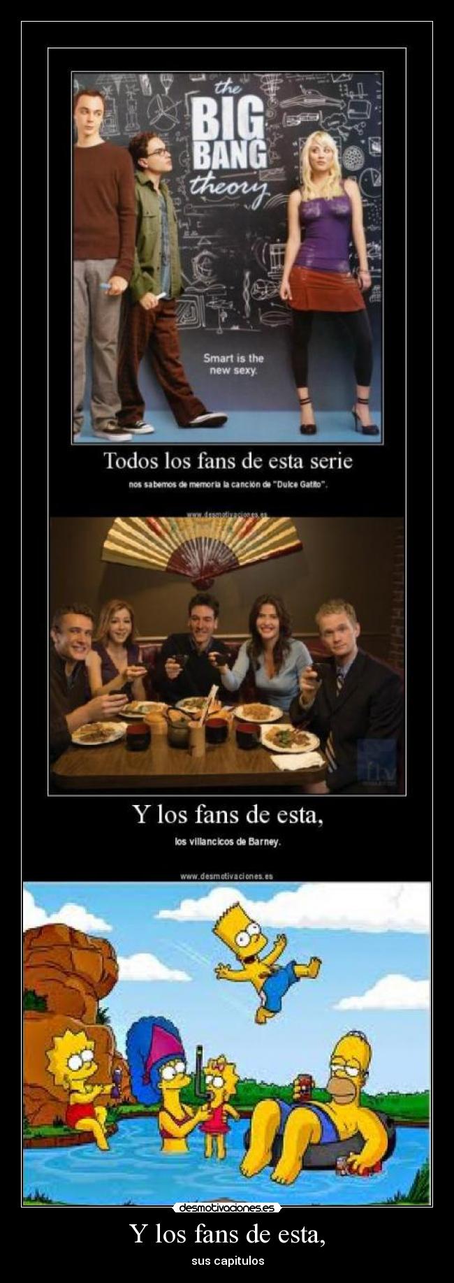 Y los fans de esta, - 