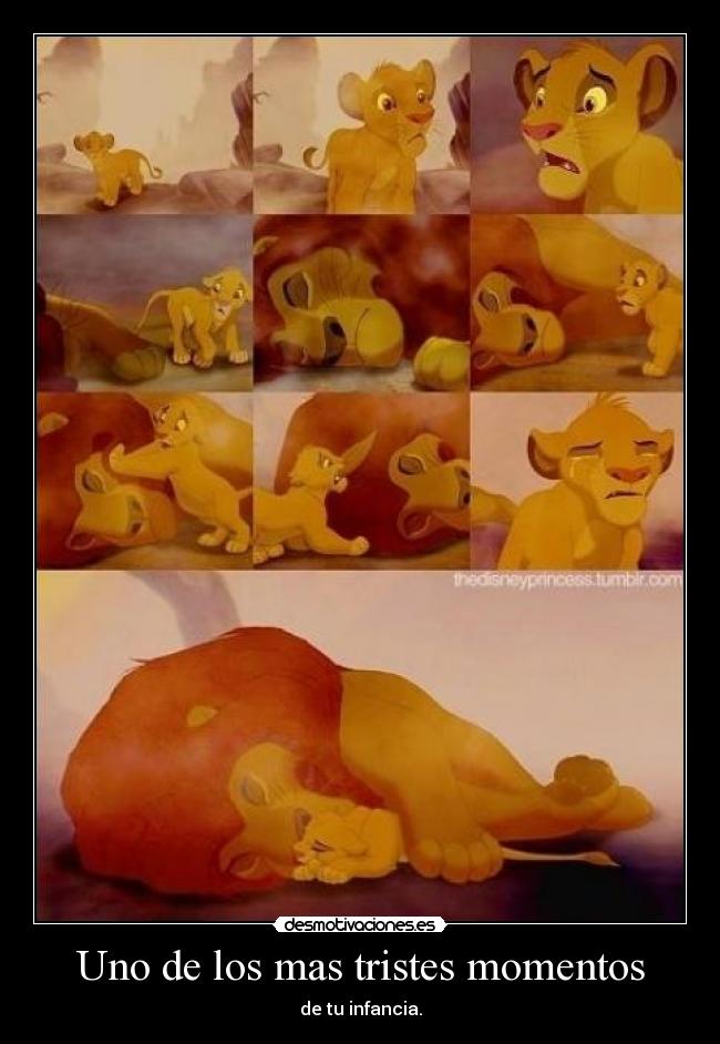 Uno de los mas tristes momentos - 