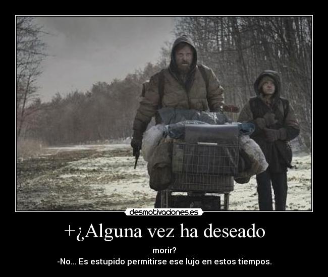 carteles the road gran pelicula desmotivaciones