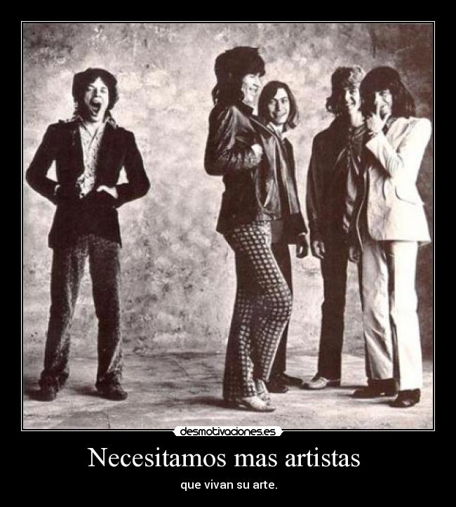Necesitamos mas artistas -