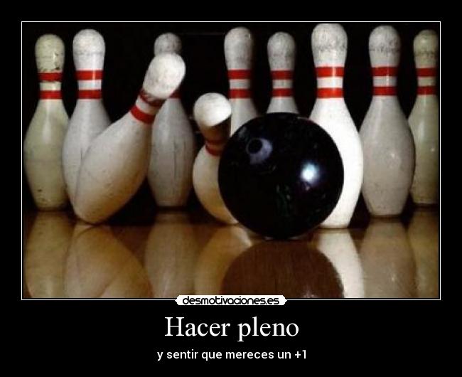 Hacer pleno -