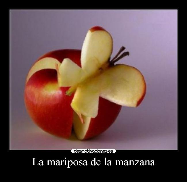La mariposa de la manzana -