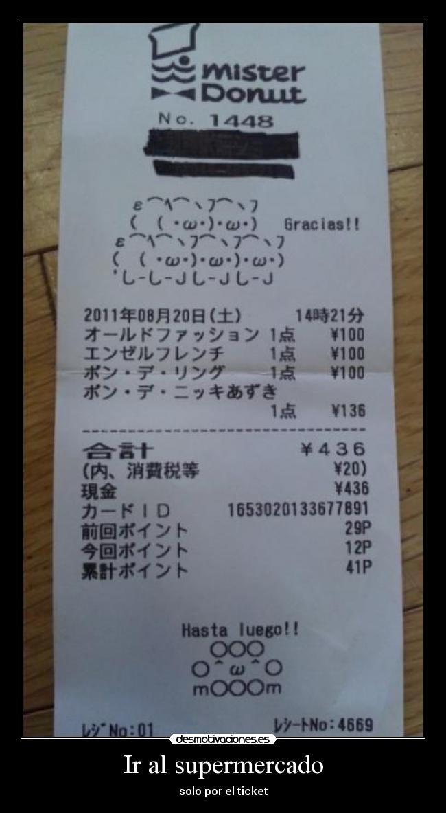 Ir al supermercado -