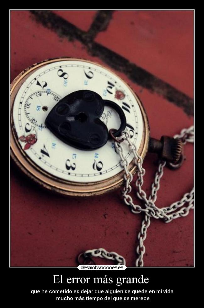 El error más grande -
