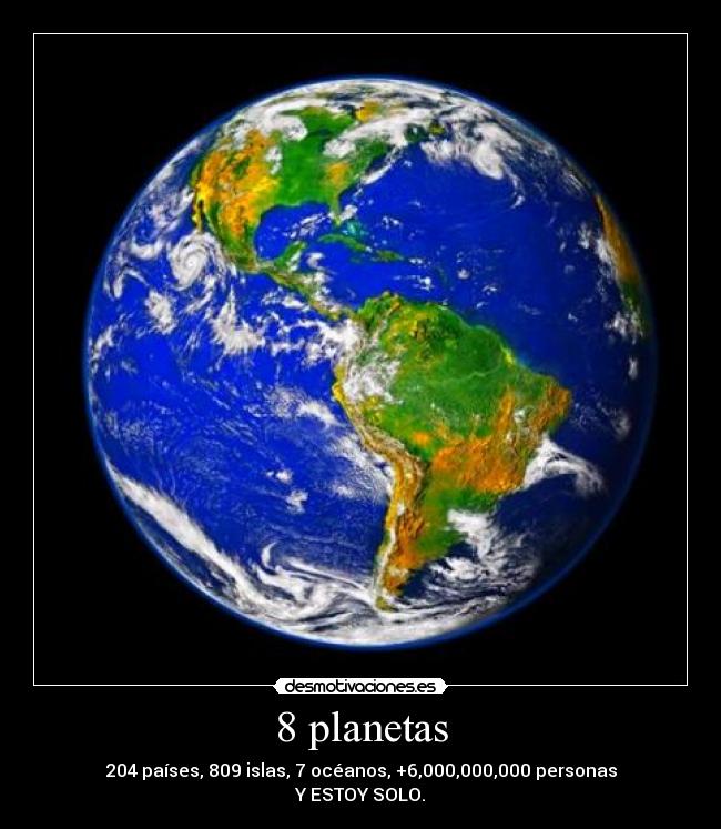 8 planetas -