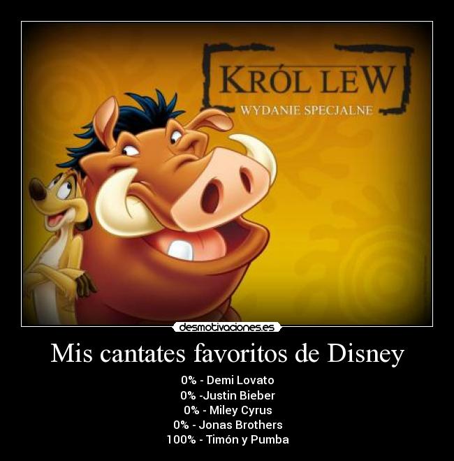 Mis cantates favoritos de Disney -