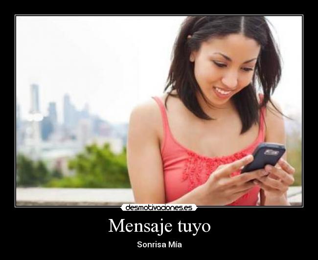 Mensaje tuyo - Sonrisa Mía
