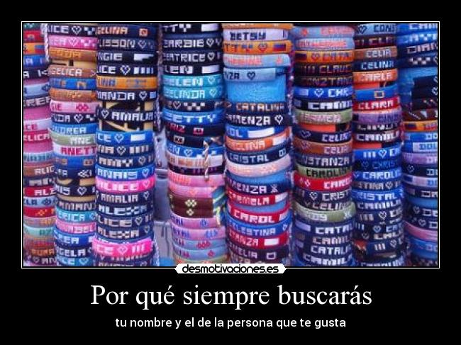 Por qué siempre buscarás -