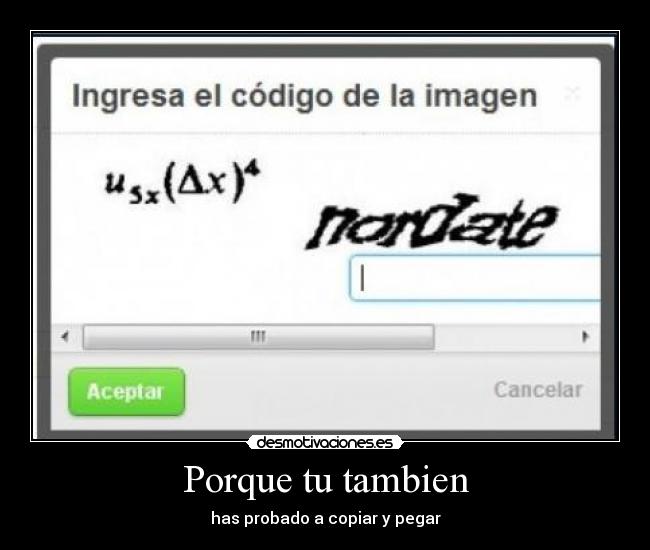 Porque tu tambien -