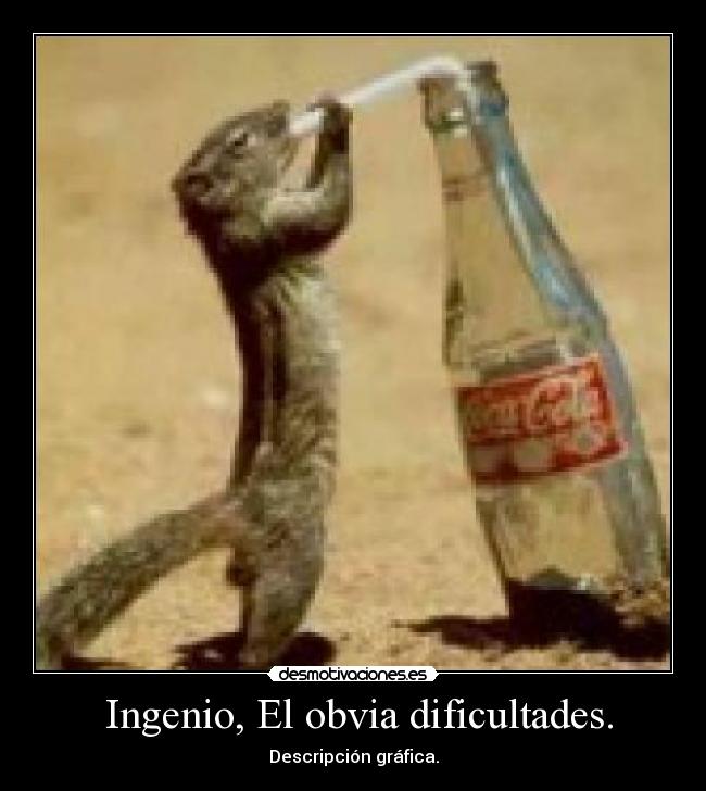  Ingenio, El obvia dificultades. - Descripción gráfica.