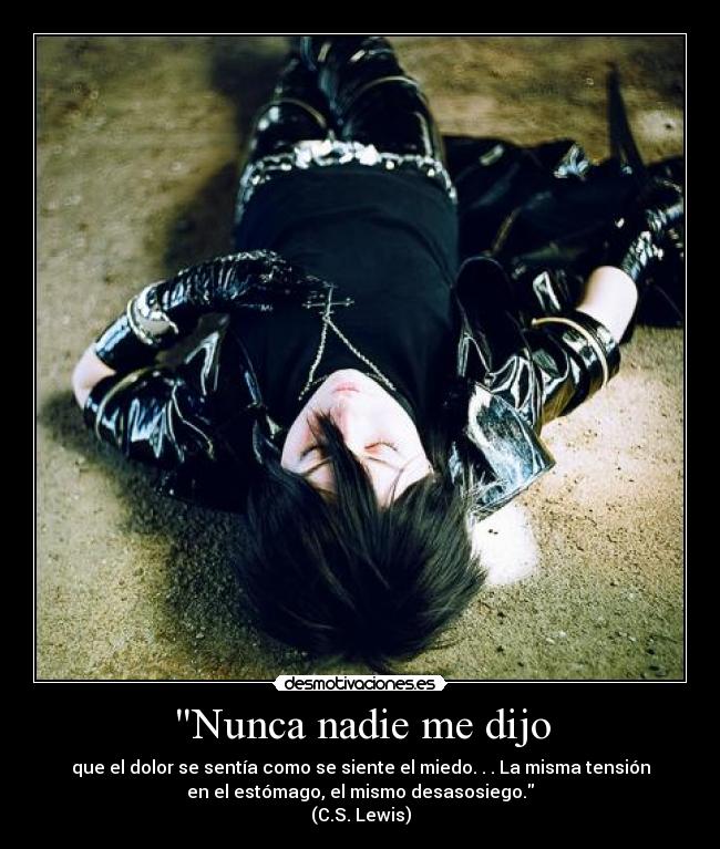 Nunca nadie me dijo -