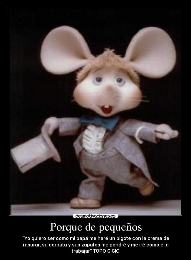 Porque de pequeños - 