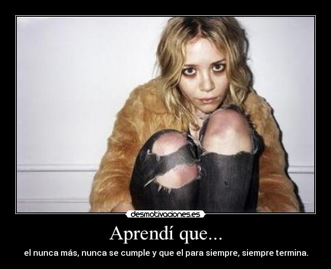 Aprendí que... -
