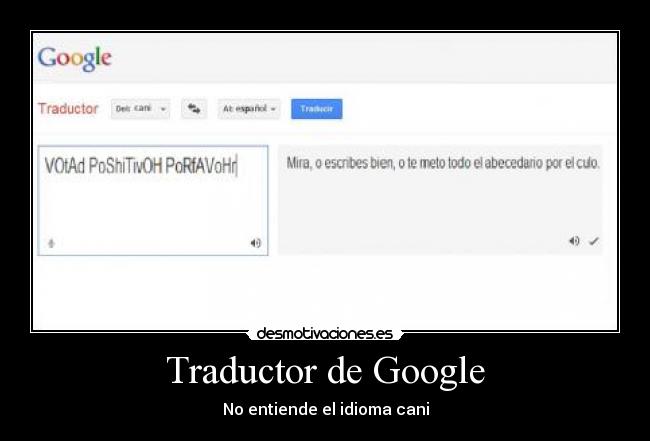 Traductor de Google -