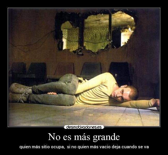 No es más grande - 