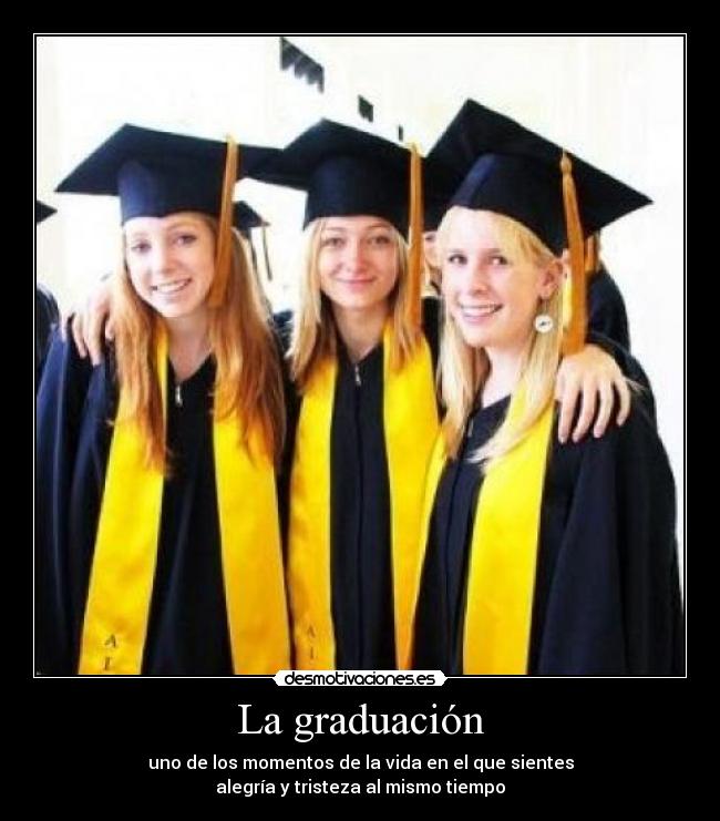 La graduación -