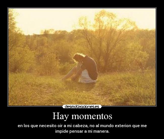 Hay momentos -