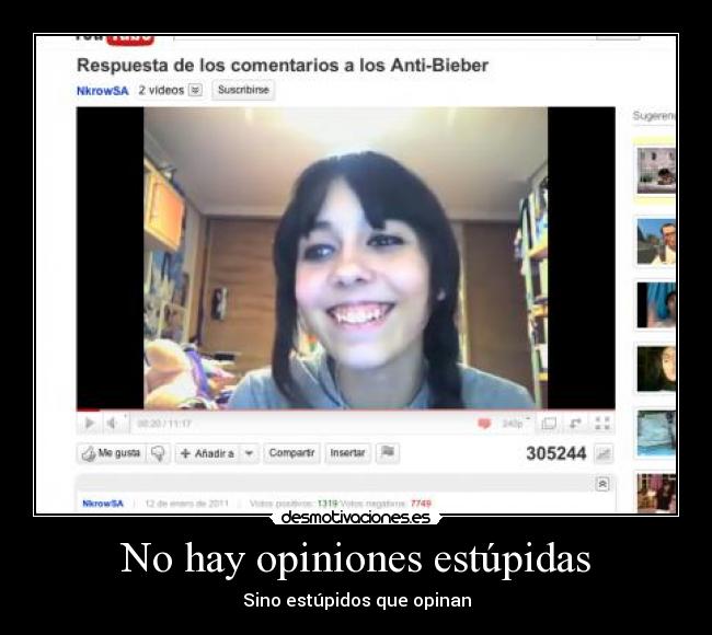 No hay opiniones estúpidas - 
