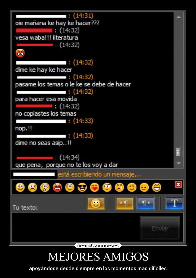 MEJORES AMIGOS - apoyándose desde siempre en los momentos mas difíciles.