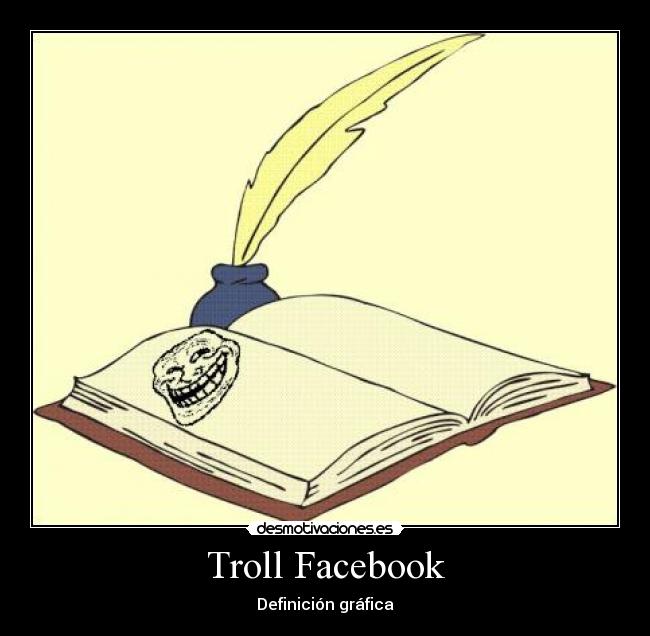 Troll Facebook - Definición gráfica