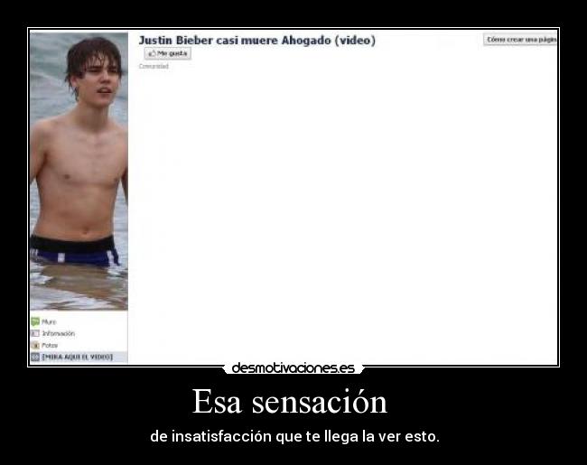 Esa sensación  - de insatisfacción que te llega la ver esto.